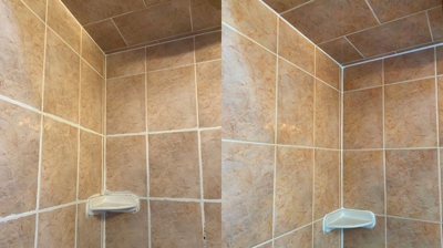 Shower Tile Regrouting Photo